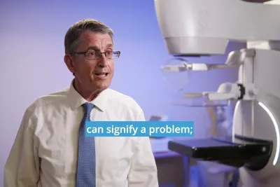 What are you looking for on a mammogram?