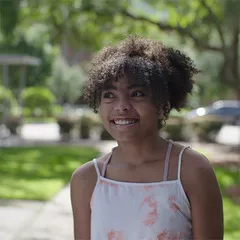 Girl outside