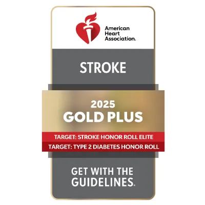 American Heart Association Get With The Guidelines® — Stroke Gold Plus Award for 2025