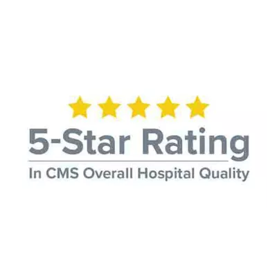 Award: 5-Star Rating In CMS Overall Hospital Quality