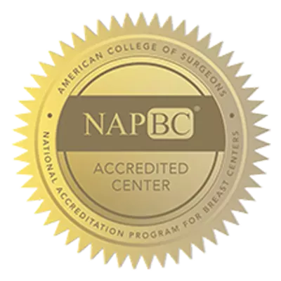 NAPBC Accredited Center seal