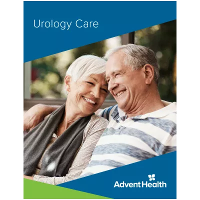 downloadable guide cover for Urology Care from AdventHealth