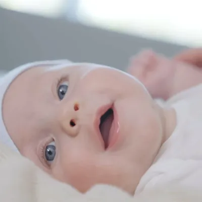 baby smiling