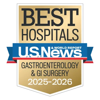 US News 2025-2026 Gastroenterology and GI Surgery Gold