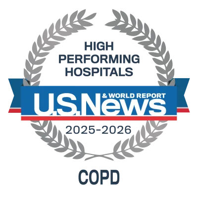 US News 2025-2026 High Performing COPD