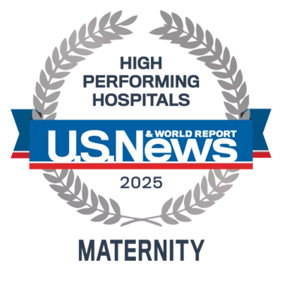 US News High Performing Hospital Maternity 2025 award