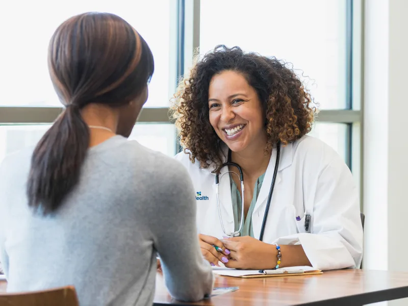 Physician with Patient
