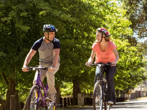 a-mature-couple-biking
