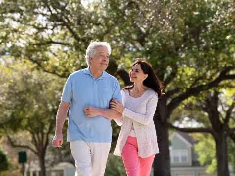 couple walking