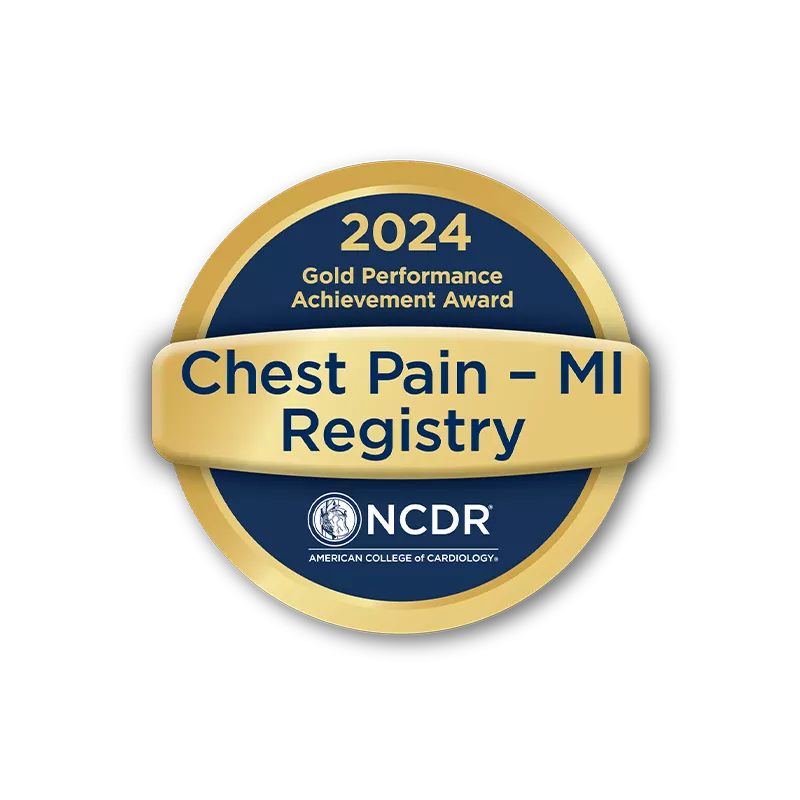 Chest Pain MI Registry Award 2024 Gold