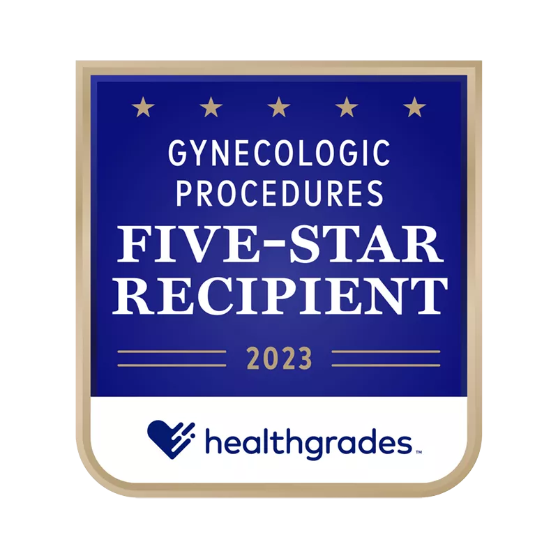 Healthgrades Five-Star Recipient for Gynecologic Procedures 2023