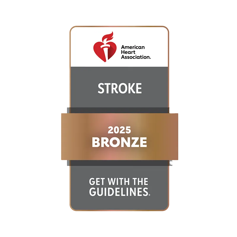 AHA Stroke 2025 Bronze get with the guidelines award