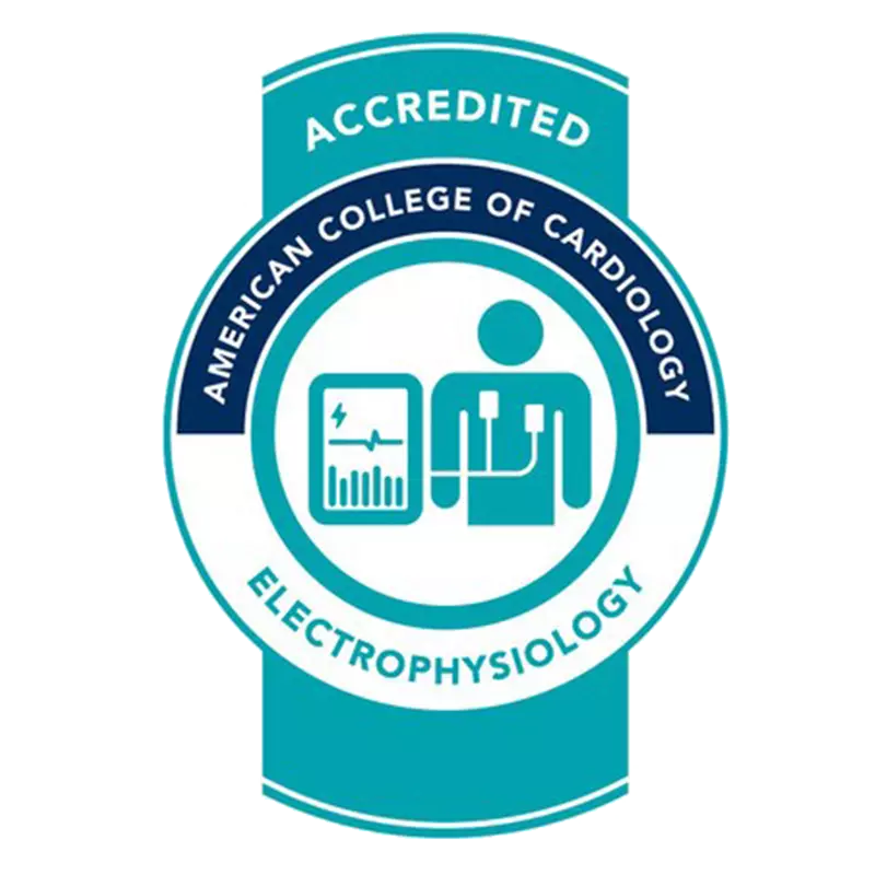 Award Accredited American college of cardiology Electrophysiology