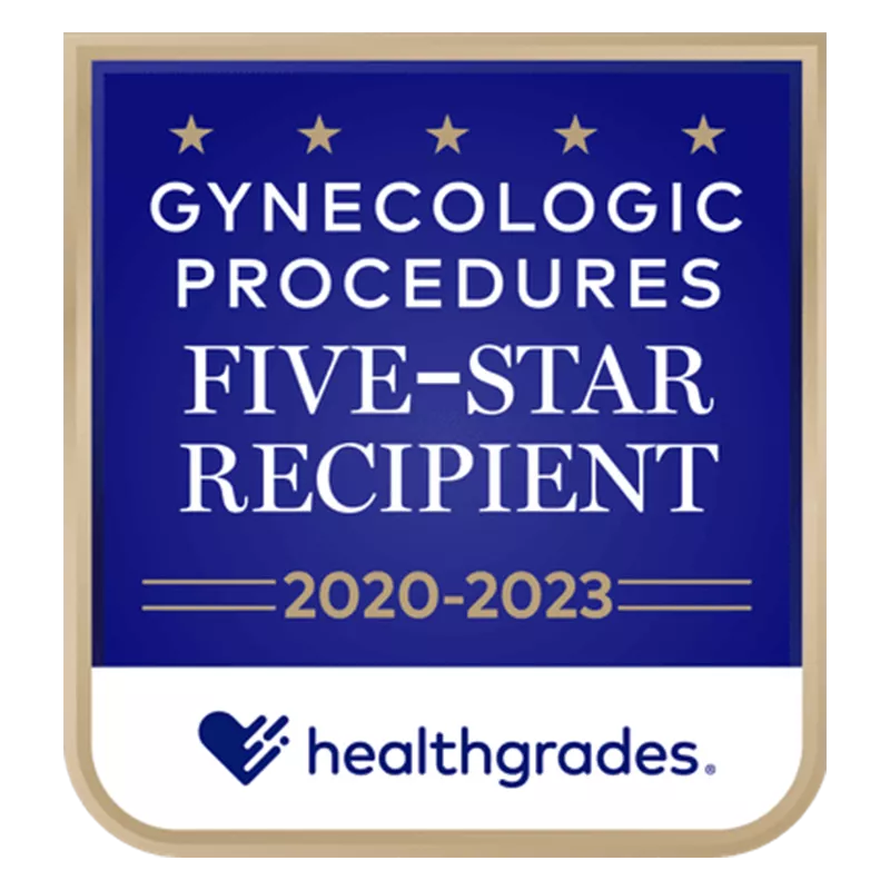 Award: Healthgrades - Gynecological Procedures Five-Star Recipient - 2020-2023