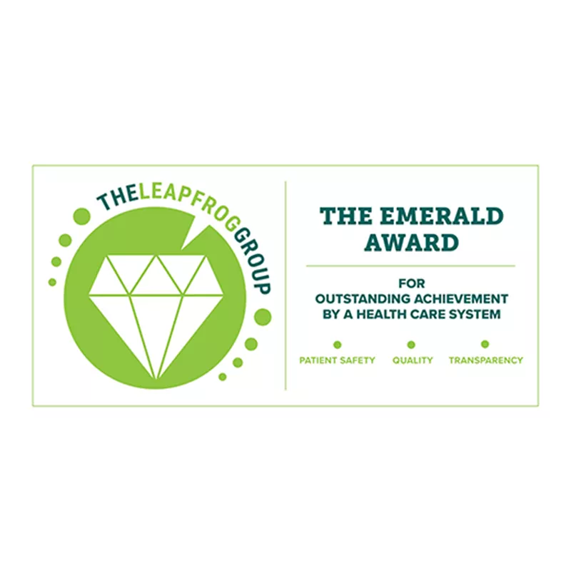 Award: Leapfrog Group - Emerald Award for Outstanding Achievement