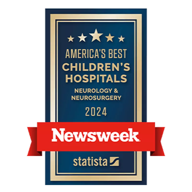 Award: Newsweek - Statista - America's Best Children's Hospitals - Neurology & Neurosurgery - 2024