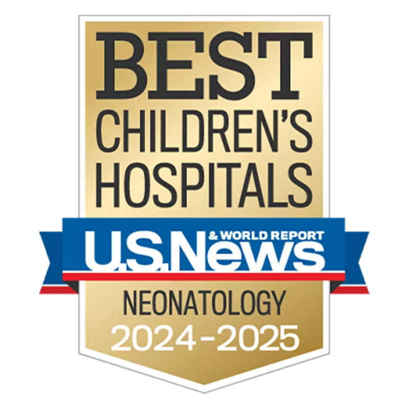 Award: U.S. News & World Report - Best Children's Hospitals - Neonatology - 2024-2025