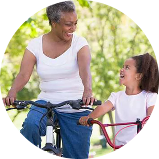 mother-daughter-ridding-bikes