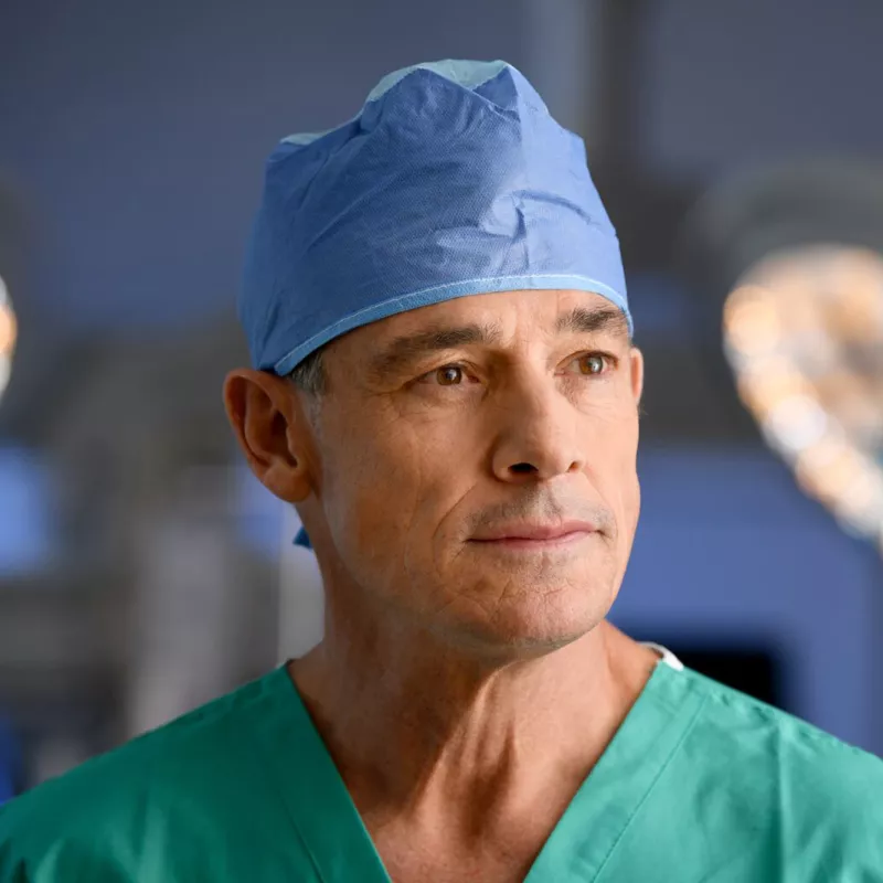 Male Surgeon in Operating Room