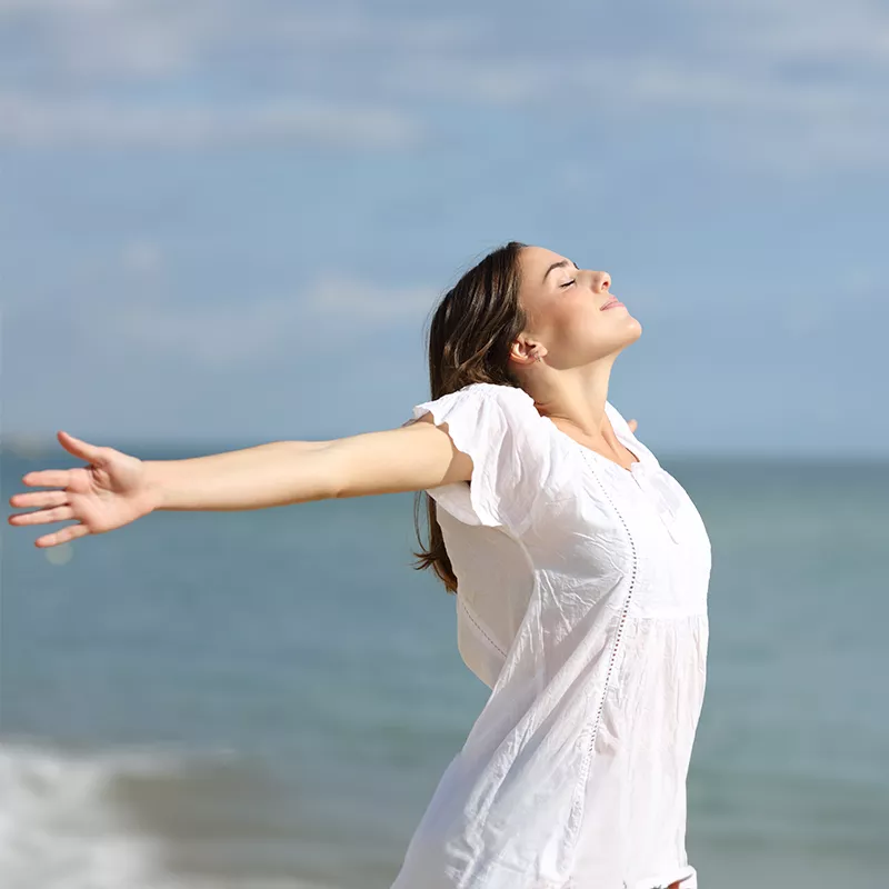 woman-outdoors-deep-breathing