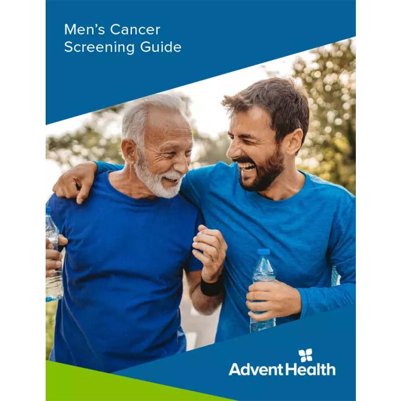 Download Guide Cover: Men's Cancer Screening Guide