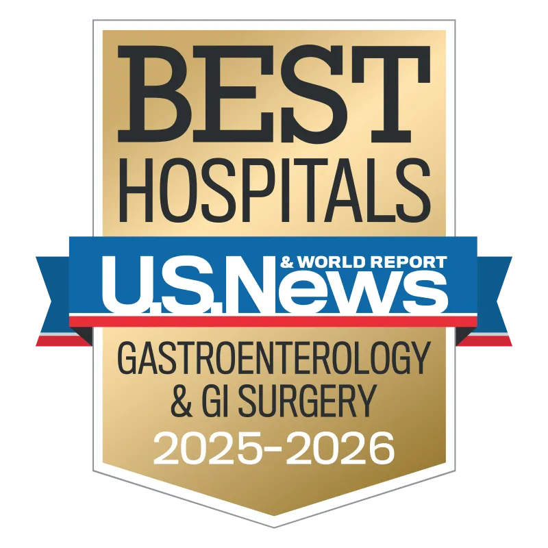 US News 2025-2026 Gastroenterology and GI Surgery Gold