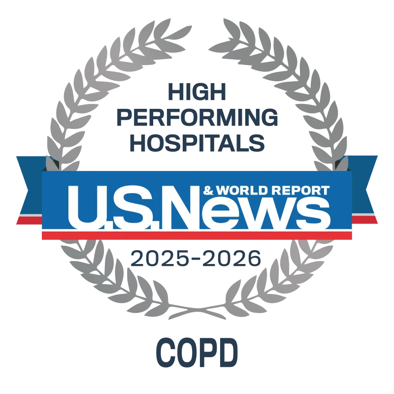 US News 2025-2026 High Performing COPD