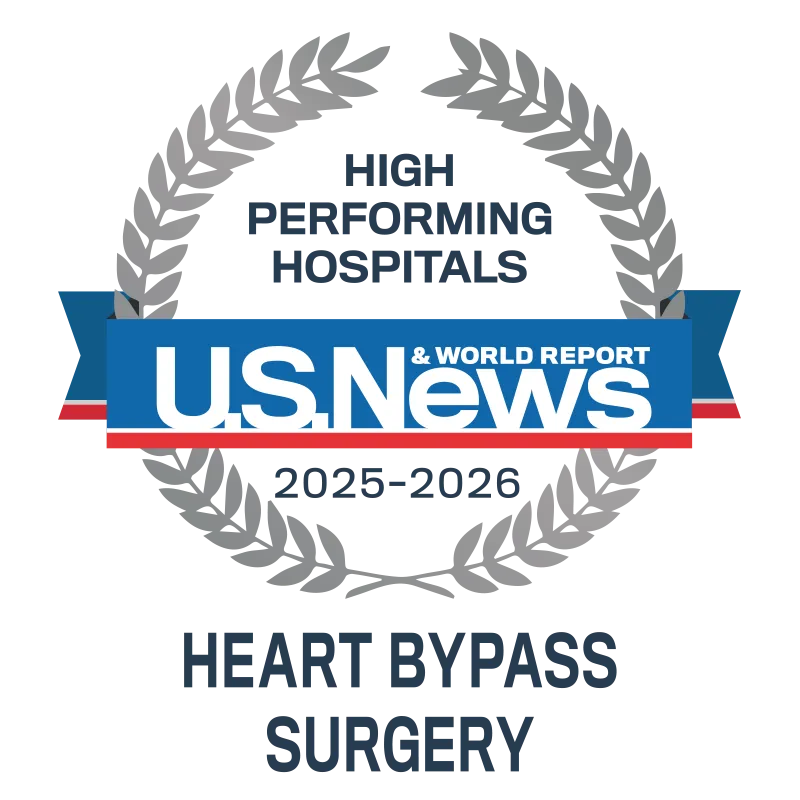 US News 2025-2026 High Performing Heart Bypass Surgery