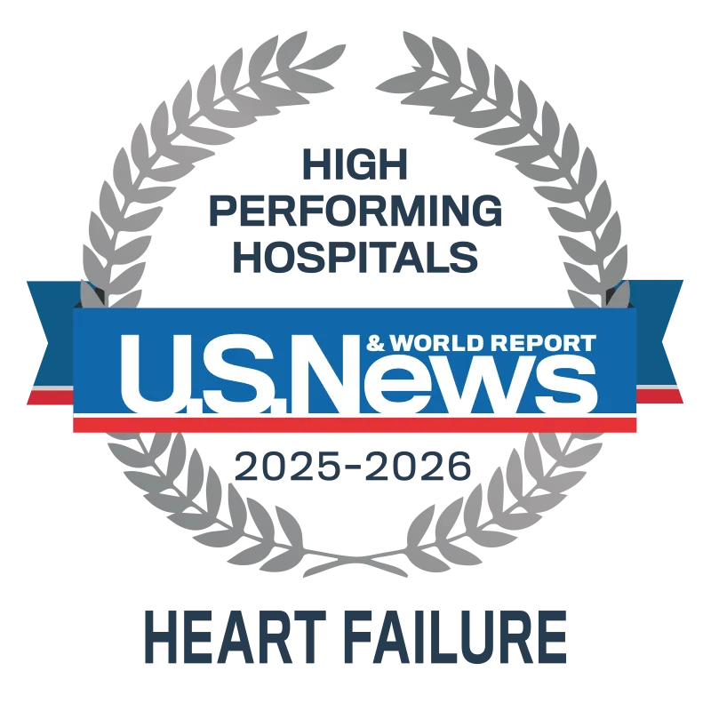 US News 2025-2026 High Performing Heart Failure