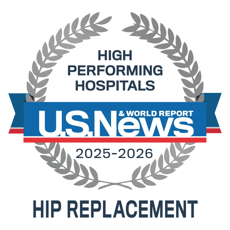 US News 2025-2026 High Performing Hip Replacement