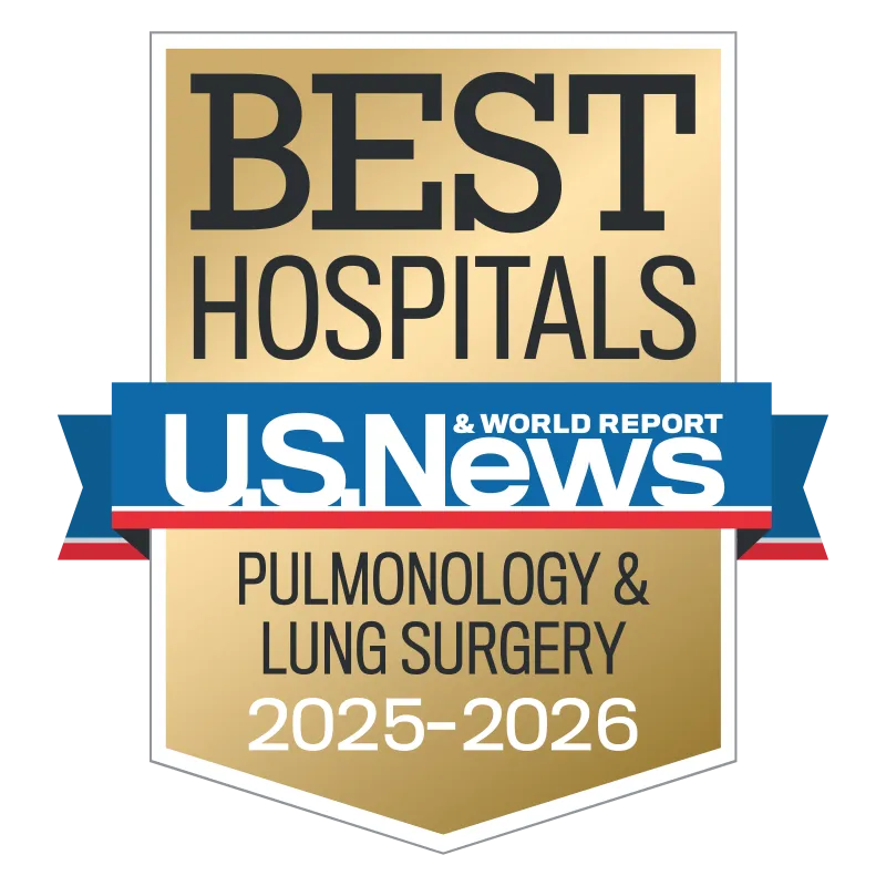 US News 2025-2026 Pulmonology Lung Gold