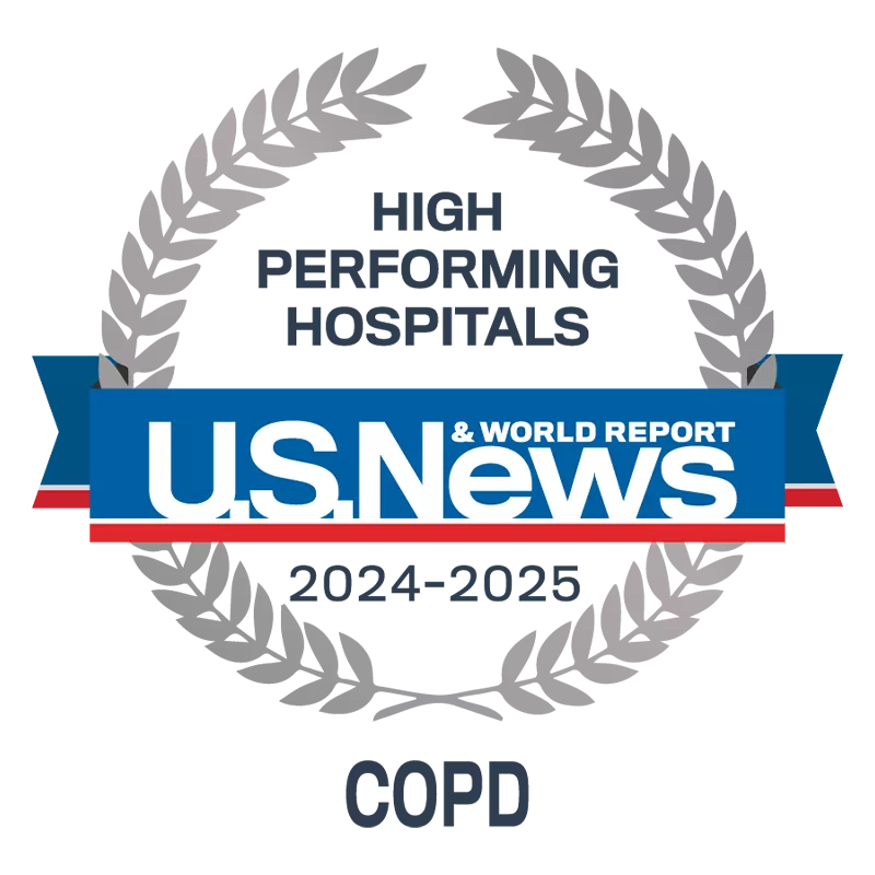 usnews-high-performing-copd-2024-2025 award badge