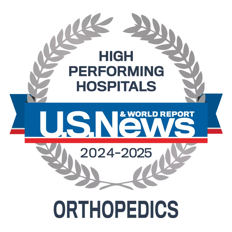 US News High Performing Orthopedics 2024-2025