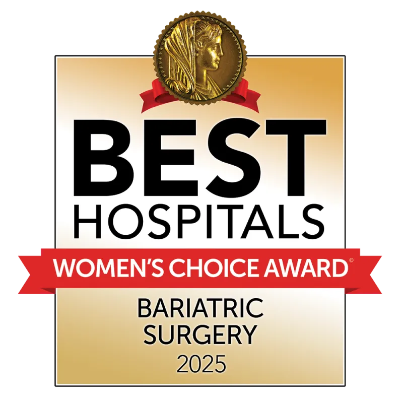 AdventHealth Carrollwood has been named as one of America’s Best Hospitals for Bariatric Surgery by the Women’s Choice Award®, one of America’s most trusted referral sources for the best in health care.