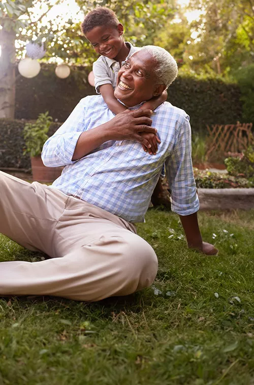 grandfather-and-grandson-outside