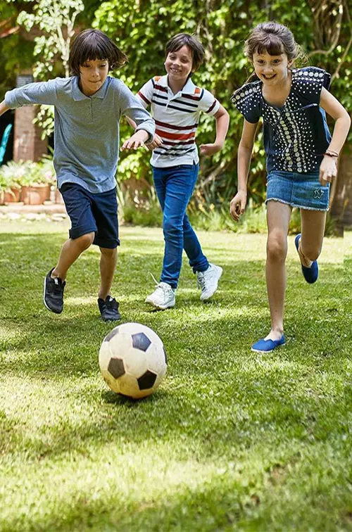 Pediatrics Orthopedic 3 kids playing soccer