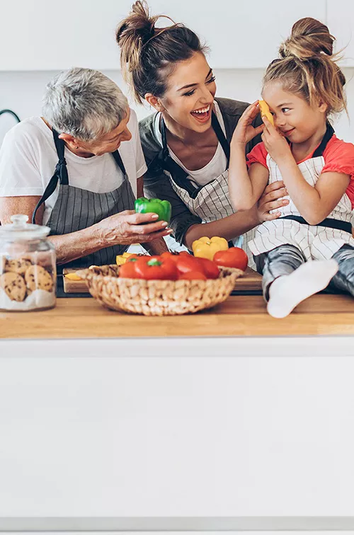 family-laughing-in-the-kitchen