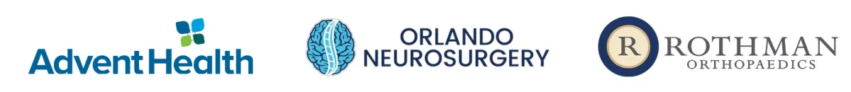 AdventHealth Orlando Neurosurgery Rothman logos